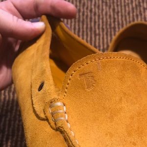Tods suede drivers loafer